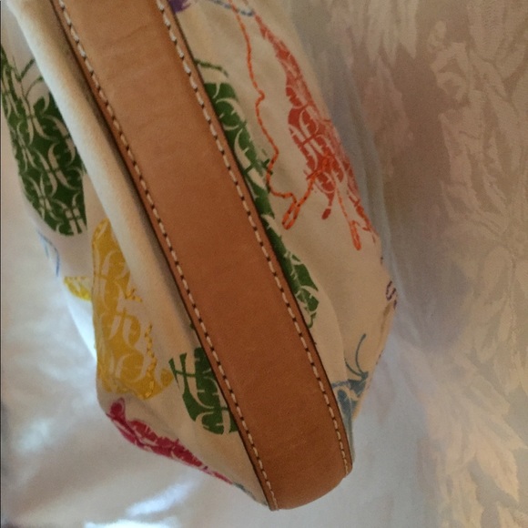 Fossil Canvas Hobo with Colorful Butterflies - Picture 7 of 8